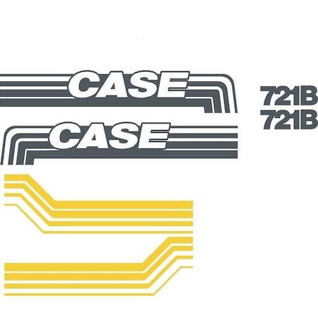 Aftermarket Fits Case Wheel Loader 721B Decal Set MAE30-0123